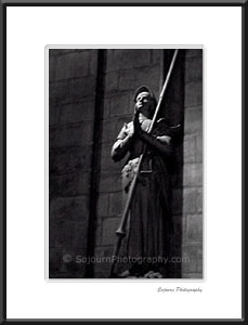 Joan of Arc in Notre-Dame Cathedral, Paris